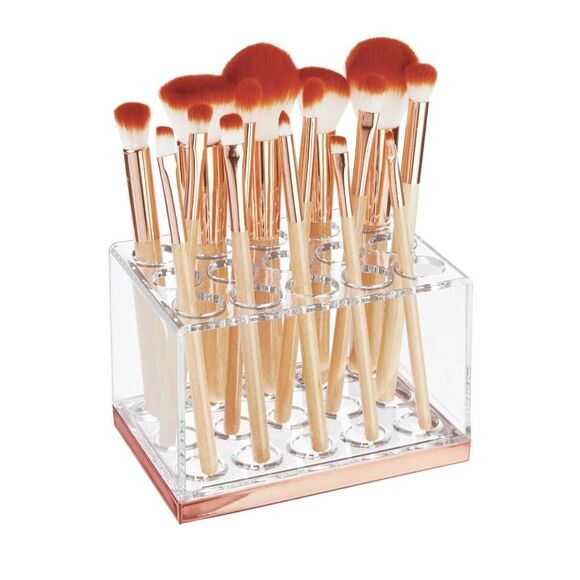 MDesign Plated Makeup Brush Organizer - Picture 6 of 10